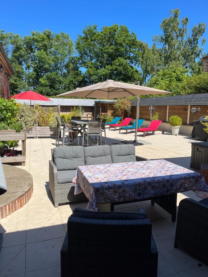 Bed and Breakfast Le Jardin Des Roses Gerponville Exteriér fotografie